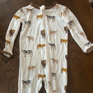 Kyte baby cow pajamas 18-24mo